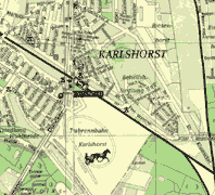 Карлсхорст 1969 год. Карта из архива Николая Березкина